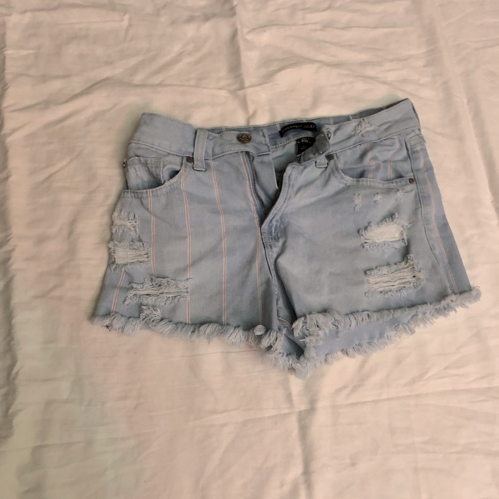 Light Blue Jean Shorts